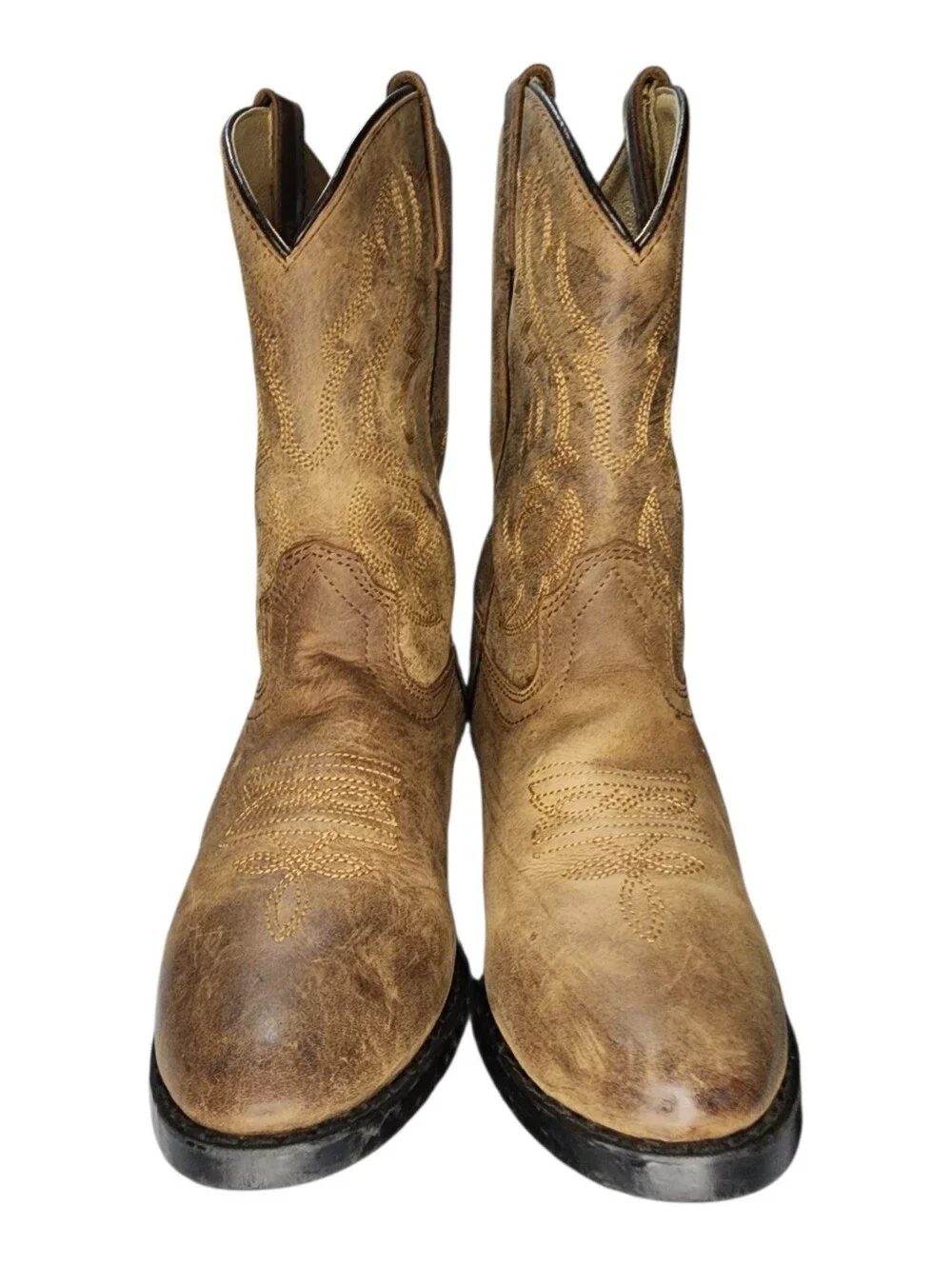 Cody James Round Toe Western Boots, Boys 2.5